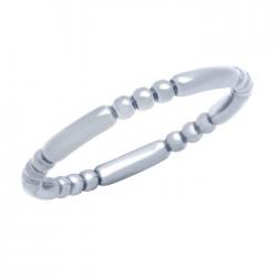 Inel argint 925 rodiat subtire [0]